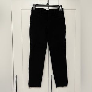 GAP skinny ankle pants w/silver side stripes